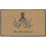 Octopus & Burlap Print Door Mat - 60"x36" (Personalized)