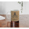Octopus & Burlap Print Personalized Coffee Mug - Lifestyle