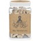 Octopus & Burlap Print Dog Treat Jar (Personalized)