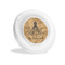 Octopus & Burlap Print Plastic Party Appetizer & Dessert Plates - 6" (Personalized)