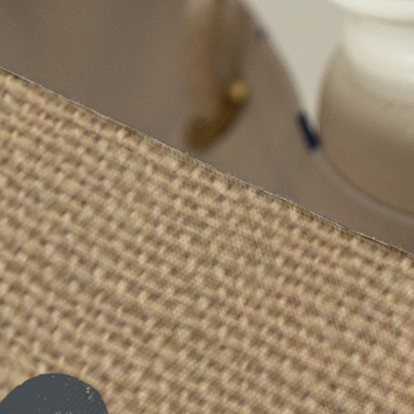 Octopus & Burlap Print Large Rope Tote - Close Up View