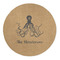 Octopus & Burlap Print 5' Round Indoor Area Rug (Personalized)