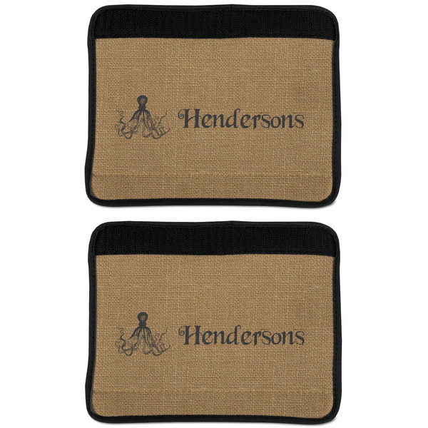 Octopus & Burlap Print Seat Belt Cover (APPROVAL Update)