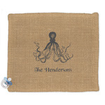 Octopus & Burlap Print Security Blankets - Double Sided (Personalized)