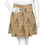 Octopus & Burlap Print Skater Skirt (Personalized)