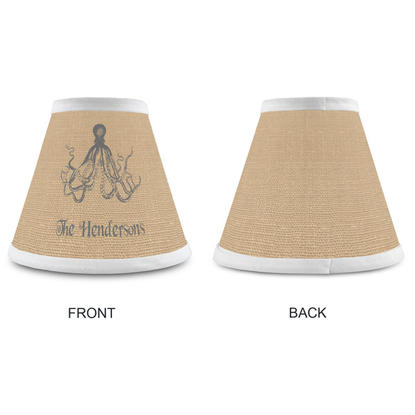 Octopus & Burlap Print Small Chandelier Lamp - Approval
