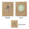 Octopus & Burlap Print Small Gift Bag - Approval