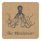 Octopus & Burlap Print Square Decal - XLarge (Personalized)