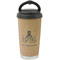 Octopus & Burlap Print Stainless Steel Coffee Tumbler (Personalized)