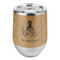 Octopus & Burlap Print Stemless Wine Tumbler - Full Print (Personalized)