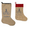 Octopus & Burlap Print Stockings - Side by Side compare