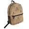 Octopus & Burlap Print Student Backpack (Personalized)
