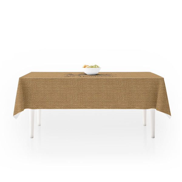Octopus & Burlap Print Tablecloths (58"x102") - MAIN