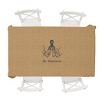 Octopus & Burlap Print Tablecloth - 58"x102" (Personalized)