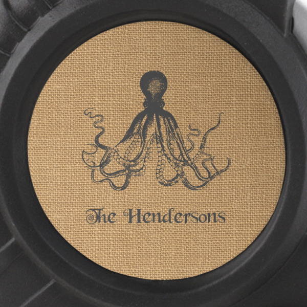 Octopus & Burlap Print Tape Measure - 25ft - detail