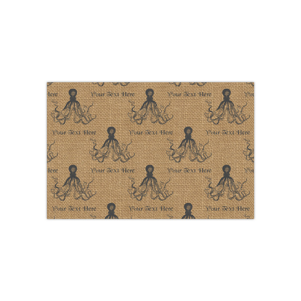Custom Octopus & Burlap Print Tissue Paper Sheets - Small - Heavyweight (Personalized)