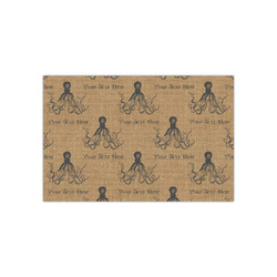 Octopus & Burlap Print Small Tissue Papers Sheets - Lightweight (Personalized)