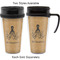 Octopus & Burlap Print Travel Mugs - with & without Handle