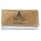 Octopus & Burlap Print Vinyl Checkbook Cover (Personalized)