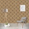 Octopus & Burlap Print Wallpaper & Surface Covering
