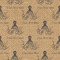 Octopus & Burlap Print Wallpaper & Surface Covering (Water Activated 24"x 24" Sample)