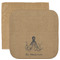 Octopus & Burlap Print Facecloth / Wash Cloth (Personalized)