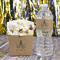 Octopus & Burlap Print Water Bottle Label - w/ Favor Box