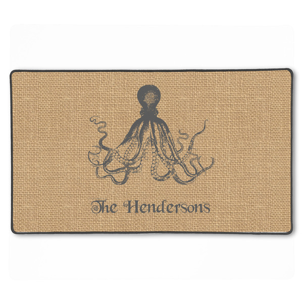 Octopus & Burlap Print XXL Gaming Mouse Pads - 24" x 14" - APPROVAL