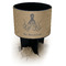 Octopus & Burlap Print Black Beach Spiker Drink Holder (Personalized)