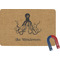 Octopus & Burlap Rectangular Fridge Magnet (Personalized)