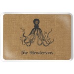 Octopus & Burlap Print Serving Tray (Personalized)
