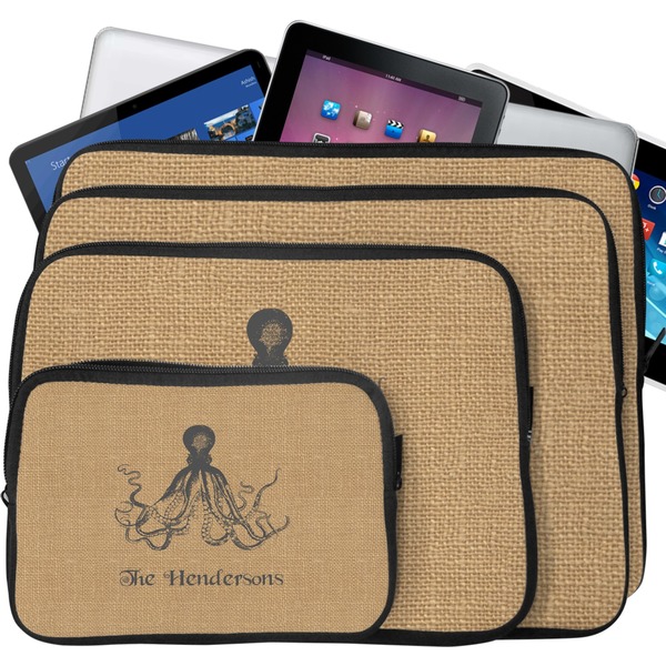 Octopus & Burlap Tablet & Laptop Case Sizes