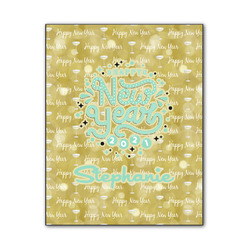 Happy New Year Wood Print - 11x14 (Personalized)