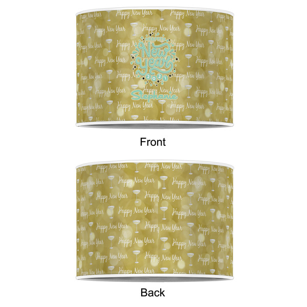 Happy New Year 12" Drum Lampshade - APPROVAL (Poly Film)