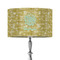 Happy New Year 12" Drum Lampshade - ON STAND (Fabric)