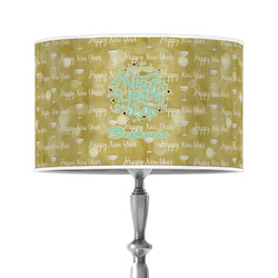 Happy New Year 12" Drum Lamp Shade - Poly-film (Personalized)