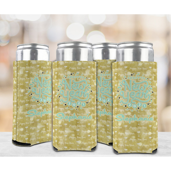 Happy New Year 12oz Tall Can Sleeve - Set of 4 - LIFESTYLE