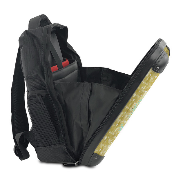 Happy New Year 15" Backpack - SIDE OPEN