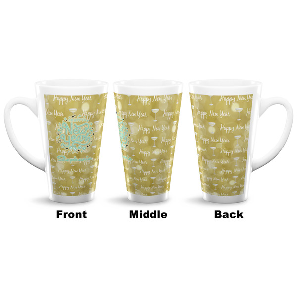 Happy New Year 16 Oz Latte Mug - Approval
