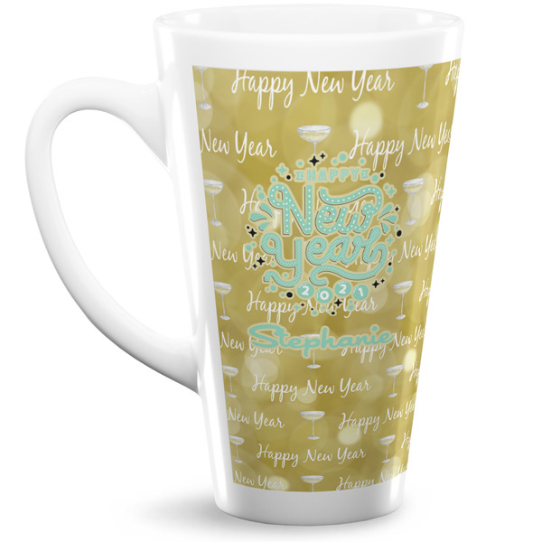 Custom Happy New Year Latte Mug (Personalized)