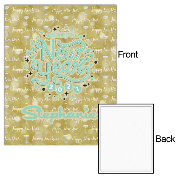 Happy New Year 16x20 - Matte Poster - Front & Back