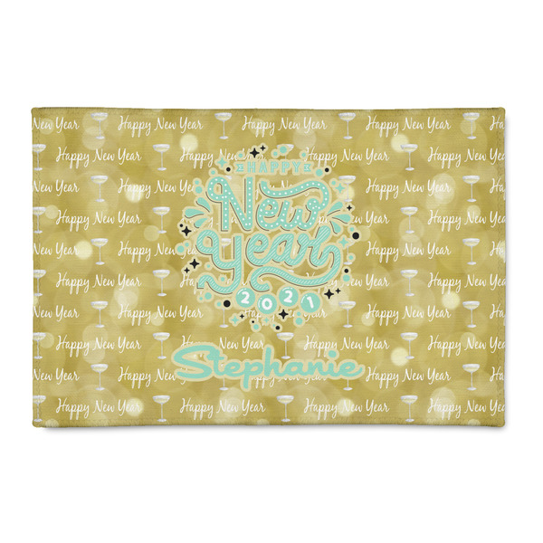 Custom Happy New Year 2' x 3' Patio Rug (Personalized)