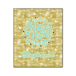 Happy New Year Wood Print - 20x24 (Personalized)
