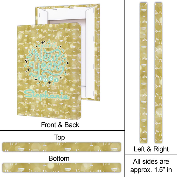 Happy New Year 20x30 - Canvas Print - Approval