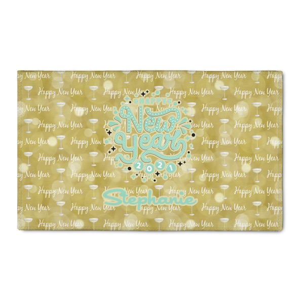 Custom Happy New Year 3' x 5' Patio Rug (Personalized)