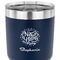 Happy New Year 30 oz Stainless Steel Ringneck Tumbler - Navy - CLOSE UP