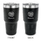 Happy New Year 30 oz Stainless Steel Ringneck Tumblers - Black - Double Sided - APPROVAL