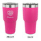 Happy New Year 30 oz Stainless Steel Ringneck Tumblers - Pink - Single Sided - APPROVAL