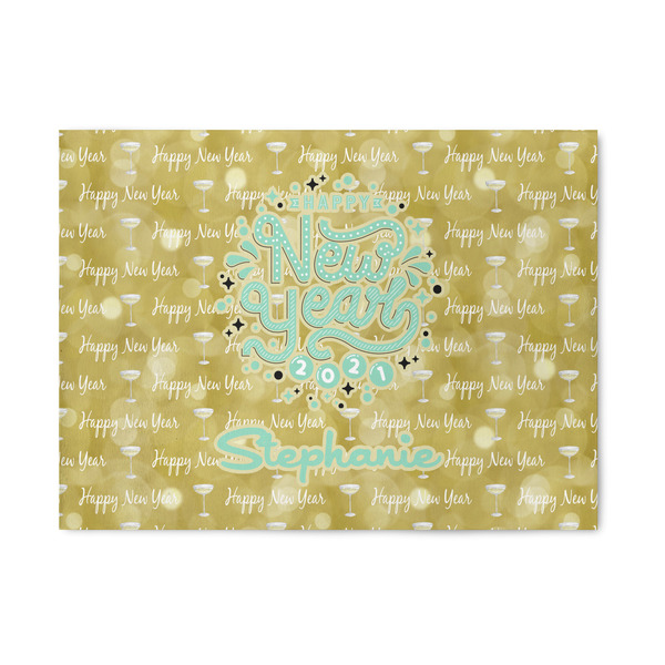 Custom Happy New Year Area Rug (Personalized)