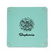Happy New Year 6" x 6" Teal Leatherette Snap Up Tray - APPROVAL